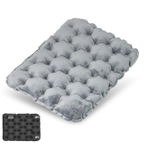 ONTYZZ Almofada de estádio dobrável insuflável assento estádio futebol ultraleve portátil tapete assento assento impermeável almofada ar para acampamento viagem náutica concertos caminhadas cadeira