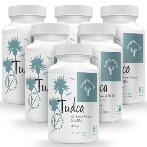 TUDCA Suplemento premium - 1000 mg por porção, ácido taurursodesoxicólico, 360 cápsulas