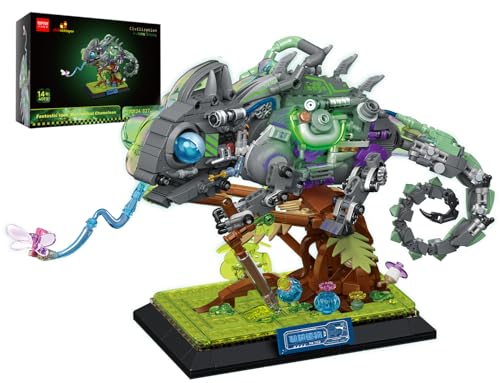 JMBricklayer Technic Camaleão 70124 - blocos de construção com luz LED - brinquedo de construção - brinquedo de construção para adultos - presente a partir de 8 a 14 anos - para crianças