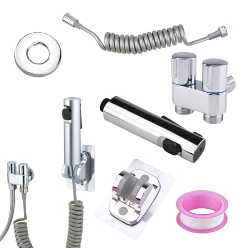 suaywo Pulverizador de bidé de mão chuveiro bidé para WC cabeça de chuveiro ou bidé pulverizador pulverizador de bidé de mão