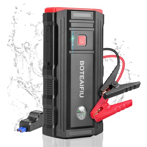 Iniciador de carros 3000A iniciador de bateria portátil 8L gasolina 6,5 L diesel 3 modos luz 12 V Booster Jump Starter e 2 portas USB de carregamento rápido