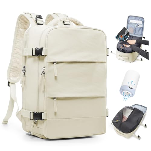 BJLFS Mochila viagem cabine avião 40 x 30 x 20 mulher mochila a vácuo Ryanair mala bagagem de mão 40 x 20 x 25 Ryanair mala de viagem homem malas de viagem cabine mochila portátil 14 polegadas para