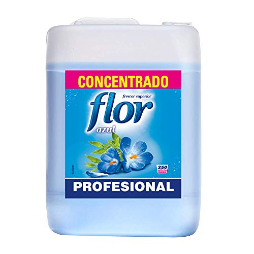 Flor Profissional - Suavizante para roupas concentradas, aroma azul - 250 doses