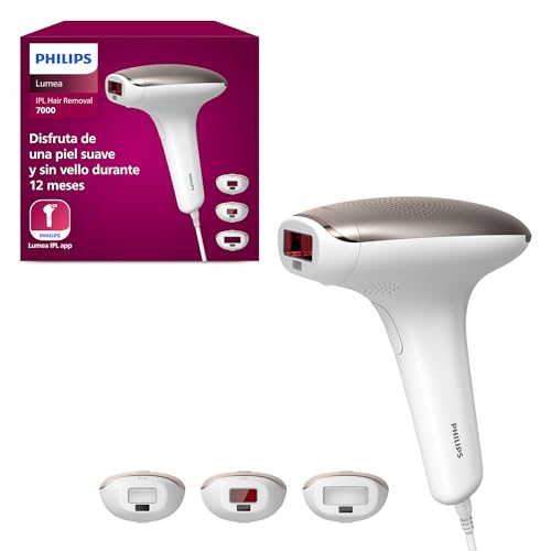 Philips Lumea série 7000, removedor de luz de pressão, IPL, pele macia em casa, com capa, acessórios para o corpo, rosto e área de biquíni, alternativa à remoção a laser. SC1999/00