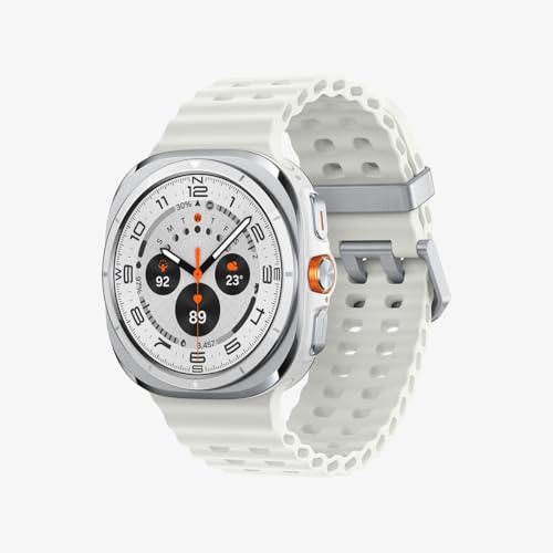 Samsung Galaxy Watch Ultra 2025 47 mm - Smartwatch LTE com IA, titânio, botão personalizável, controlo de saúde, garantia do fabricante 3 anos + 1 ano extra, branco titânio (versão espanhola)
