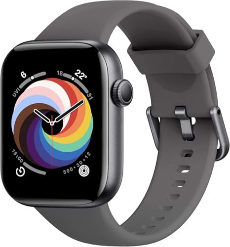 Relógio inteligente para mulher e homem, 1,85" Smartwatch com chamadas Bluetooth, 140 modos desportivos Smart Watch com SpO2/monitor de sonho/podómetro, impermeável IP68 Smart Watch para Android iOS