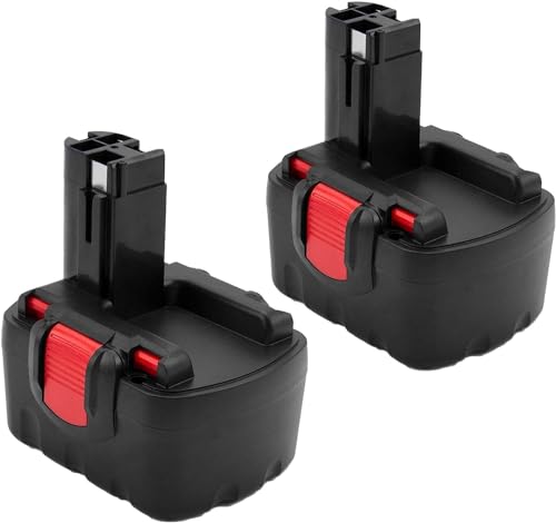 Topbatt 2 peças 14,4 V 3,0 Ah para Bosch bateria de substituição Ni-MH BAT038 BAT040 BAT041 BAT140 BAT159 2607335533 2607335275 2607335685 PSR 14.4 13614 13614-2G 15614