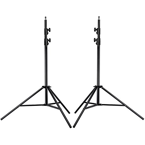 Neewer® Suporte profissional tripé de luz para fotografia em estúdio de 9 pés / 260 cm de altura e liga de alumínio para vídeo, retrato e fotografia de iluminação