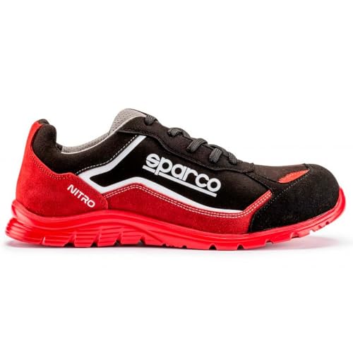 Sparco Sapatilhas Nitro S3 vermelho e preto