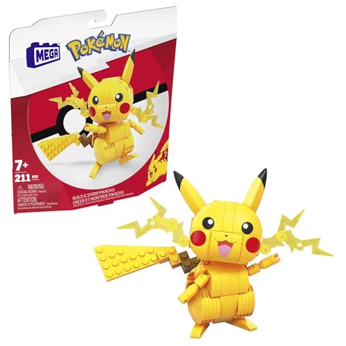 Mega Construx Pokemon Figuras médias Pikachu (Mattel GMD31)