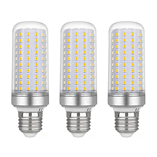 SCNNC Lâmpadas LED milho E27 20W, CA175-265V, 2200LM branco neutro 4000K, não regulável, 200 W lâmpada halogénea equivalente, lâmpada LED para lustres, luzes de teto, embalagem de 3