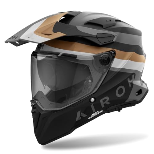 AIROH Capacete integral Commander 2 Doom Gold Matt XL