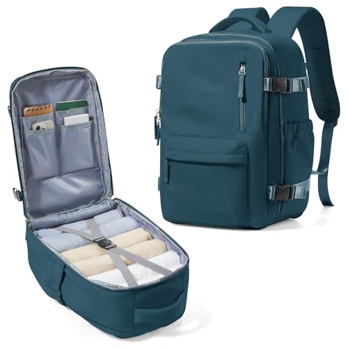 BJLFS Mochila de viagem cabine avion 40 × 20 × 25 para Ryanair mochila a vácuo bagagem de mão 40 x 20 x 25 Ryanair malas de viagem cabine mala de viagem mulher para cabine avião mochila portátil 14