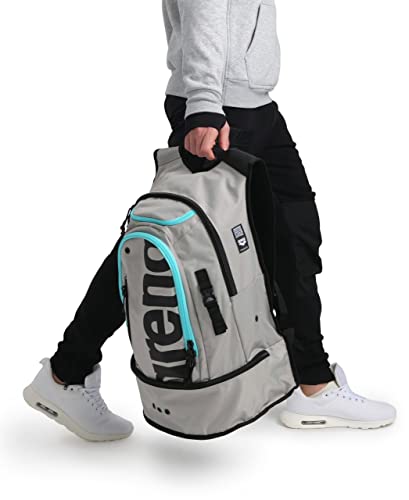 ARENA Fastpack 3.0 Saco desportivo para natação, praia, ginásio e desporto, saco de viagem de tecido impermeável com alças acolchoadas, compartimento para sapatos e roupas molhadas, 40 L