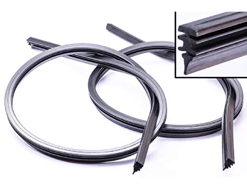 CARALL S02896 Par 2 peças de substituição borracha plana 28'' 700 mm substituição universal para limpador de ferro compatível com o limpa-para-brisas Bosch Aerotwin