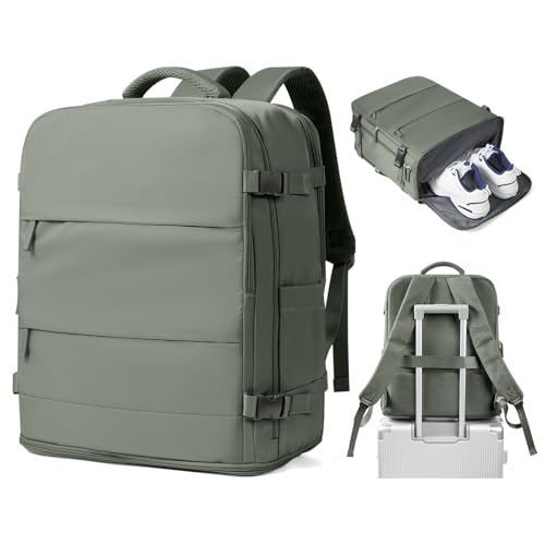 SZSYCN Mochila viagem cabine avião 40 x 20 x 25 bagagem de mão Ryanair mala de viagem homem mulher malas de viagem cabine mochila portátil 14 polegadas