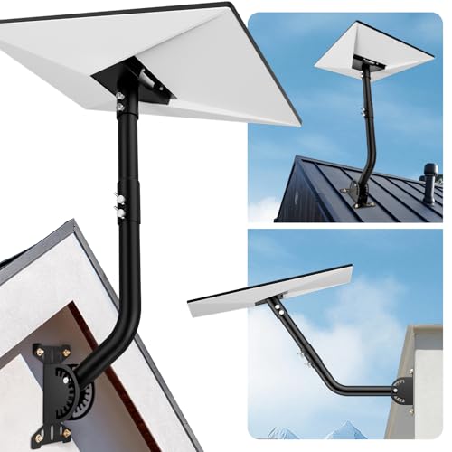 Suporte Starlink Gen 3, kit de montagem ajustável e rotativo compatível com a antena parabólica padrão V3 Starlink, suporte tudo em um para parede/telhado/poste para o kit de internet por satélite