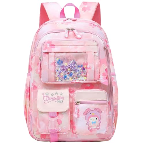 HANXIUCAO Mochila escolar para meninas, grande capacidade, mochila escolar para meninas, adolescentes, impermeável, com compartimento para portátil, mochila para meninas primary