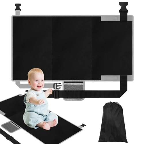 Royouzi Apoio para os pés de avião para crianças, apoio para os pés dobrável de avião para crianças, apoio para os pés de avião portátil, cama de viagem para crianças de avião, para viagens aéreas com