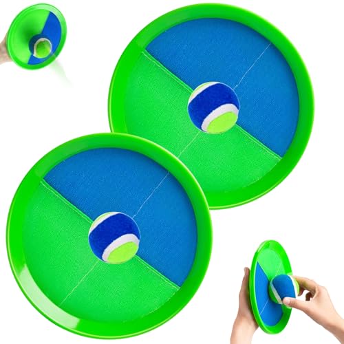 BFYGDP Jogo de lançamento e captura jogo de bolas de apanhar jogo de bola e lançamento jogo bola velcro captura bolas raquete Set Toss Catch Ball jogo de brinquedos jogos de praia para crianças