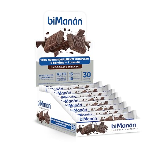 BIMANÁN BESLIM - Barrinhas substitutivas de choque intenso - Substitutivos de comida para controlar o peso - ricos em fibra - expositor de 30 unidades