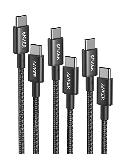 Anker cabo usb c carregamento rápido, 333 cabo usb c 2.0, 100 W carregamento rápido para iPhone 16/16Pro/16Plus/16ProMax MacBook Pro 2020, iPad Pro 2020, iPad Air 4, Samsung Galaxy S23+/S23 e muito