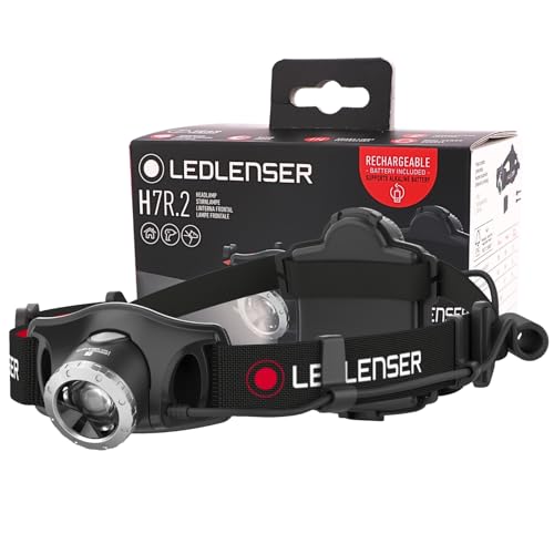 Ledlenser 7298 Lanterna frontal LED, preto, Box Edition, 160 m