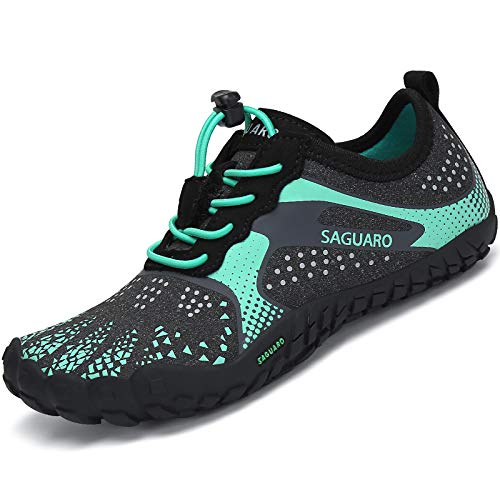 SAGUARO Sapatilhas de desporto para crianças, calçado escalçado, para meninas, respiráveis, minimalistas, 24-36 UE