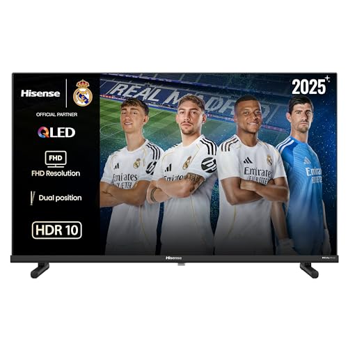 Hisense 32A5Q - QLED Smart TV de 32 polegadas, Dolby Atmos, modo de jogo, entrada USB tipo C, ponte com posição dupla, controlo por voz Alexa, função de compartilhamento na TV, auto organização canais