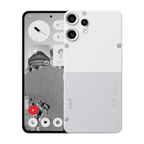CMF Phone 2 Pro 128 GB, Smartphone 5G livre com câmara de 50 MP e Zoom 20x, ecrã AMOLED FHD+ de 6,77" de 120 Hz, grande bateria de 5000 mAh de longa duração e Nothing OS 3,2 – branco