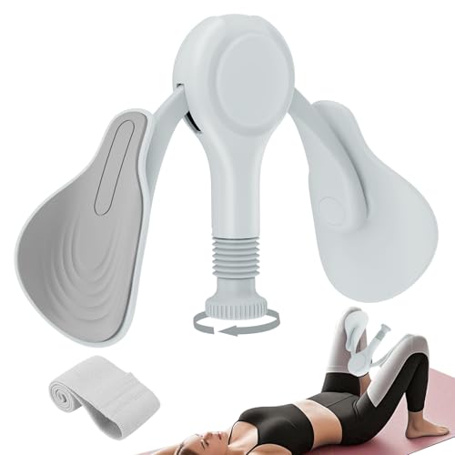 Exercitador de coxa e solo pélvico para mulheres máquina de exercício interno de pernas com faixa de resistência Kegel Trainer tonificador de glúteos e músculos abdominais para casa