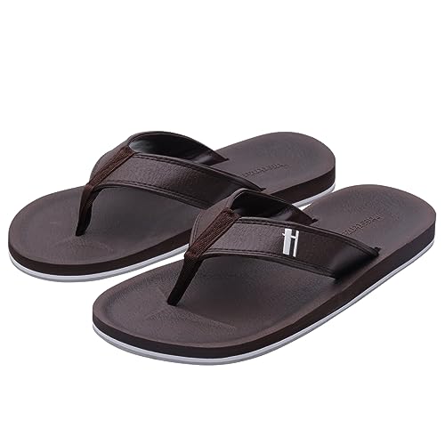 Harssidanzar Philip flops masculino, sapatilhas de praia de verão leves secas e impermeáveis Classic Thong KM230UE