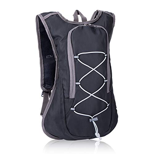 aiface 6 L Mochila de ciclismo leve, mochila Trail Running pequena, mochila de bicicleta resistente a salpicos para desportos ao ar livre, ciclismo, campismo e curta caminhada