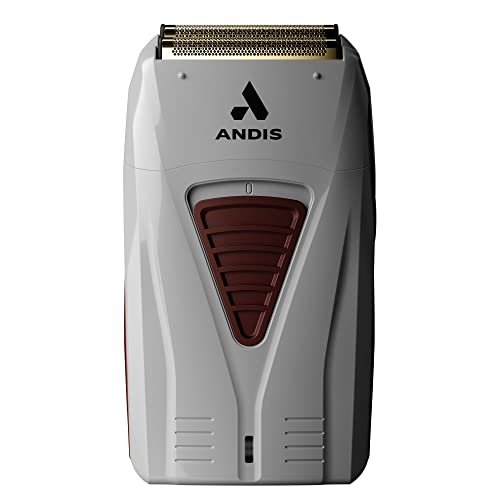 Andis - Máquina de barbear com fio ou sem fios de iões de lítio TS-1 Pro-Foil com lâminas de titânio super macias - Para um barbear rápido e suave - Máquina de barbear impermeável de voltagem dupla