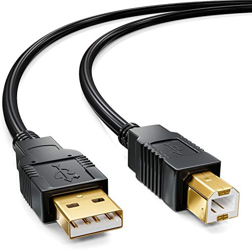 deleyCON Cabo USB 2.0 ativo de 15 m com amplificador de sinal - cabo repetidor para PC, impressora e scanner