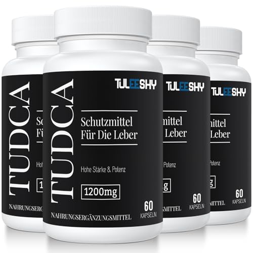 TUDCA Cápsulas - um suplemento de sais biliares para o fígado, 1200 mg por porção, 240 cápsulas, sem glúten e sem OGM (pack of 4)