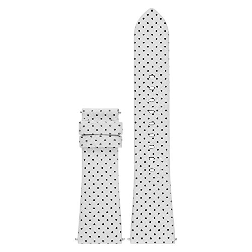 Michael Kors Correa de reloj para mujer de piel, acero inoxidable o silicona de 18 o 22 mm