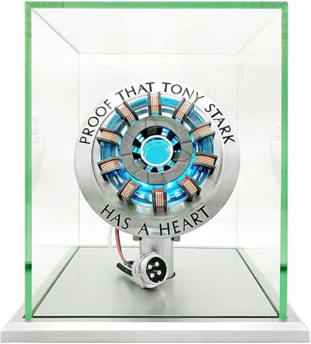 1:1 Iron Man ARC Reator MK2 DIY USB produto acabamento, sensor de vibração, luz LED, interface USB, não requer montagem, não requer controlo remoto, presente de brinquedo