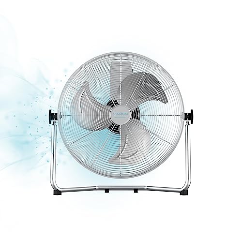 Cecotec Ventoinha industrial EnergySilence 4100 Pro. 100 W, 3 pás metálicas de 18" de diâmetro, motor de cobre, 3 velocidades, inclinação ajustável, sistema de segurança