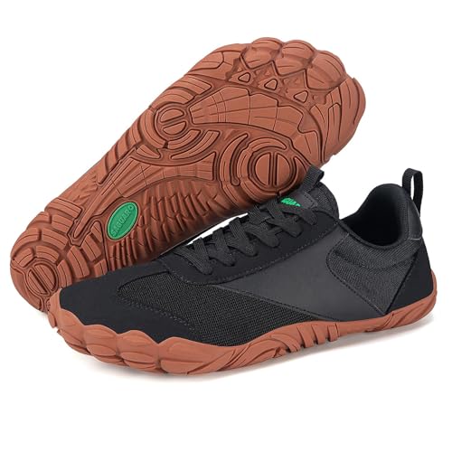 SAGUARO Sapatilhas Barefoot unissexo Sneakers descalços, leve, respirável, antiderrapante