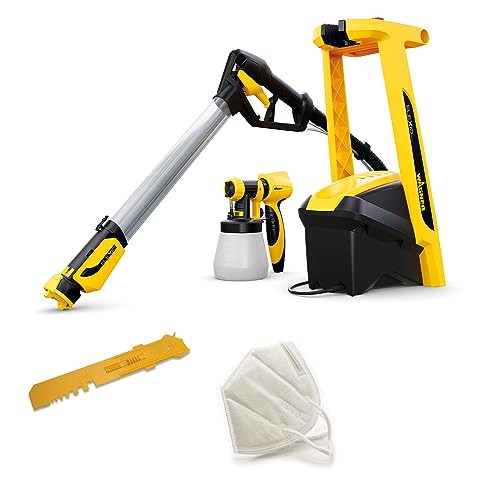 WAGNER Pulverizador de tinta W 950 FLEXiO para plásticas/látex, vernizes e vernizes para interiores, 15 m²-5 min, reservatório 800 ml, 630 W, mangueira de 3,5 m