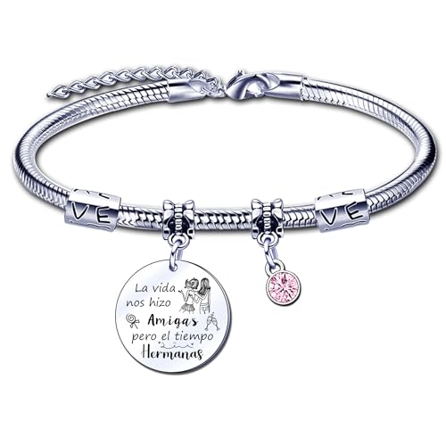 YJYJZX Presentes amigos pulseira presente amiga pulseira presente personalizado e divertido colegas de trabalho presente companheira trabalho presente despedida companheira de trabalho presentes para