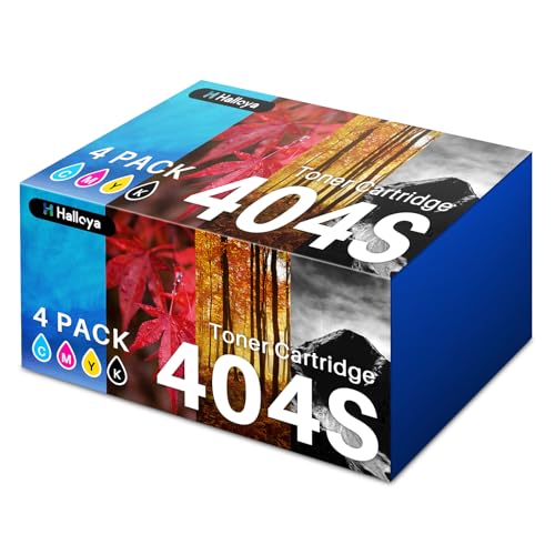 Halloya 404S CLT-404S CLT-P404C compatível para Samsung CLT-K404S C404S Y404S M404S Tonificador para Xpress SL C480W C480FW C430W C480FN C480 C430 C48X C43X C43X Série (4 Pacote