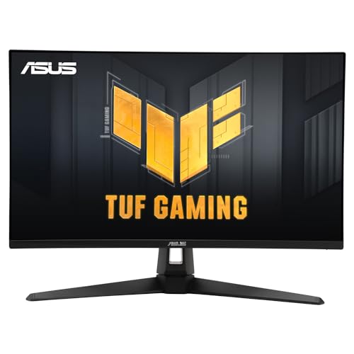 ASUS TUF Gaming VG27AQM1A Monitor de jogos de 27 polegadas, QHD (2560 x 1440), 260 Hz (OC), ELMB Sync, 1 ms (GTG), Freesync Premium, compatível com G-Sync, Variável Overdrive, 90 cm 0% DCI. -P3,