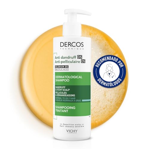 Vichy, Decros Technique, Champô anti-caspa para cabelos normais/oleosos, 390 ml