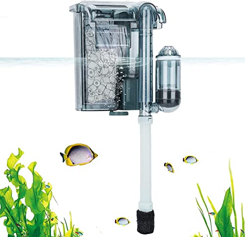 AstroAqua - Filtro mochila exterior para aquário e peixes- inclui toalhetes cerâmicos aquário e pré-filtro