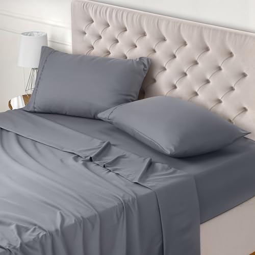 Utopia Bedding Conjunto de lençóis de cama em microfibra escovada, lençóis e fronhas de almofada