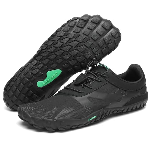 SAGUARO Barefoot Homem mulher sapatilhas minimalistas para zero Drop Soles e Wide Tox Box, Gr.35-48 UE