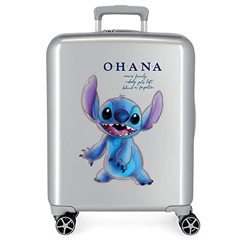 Disney Adorable Stitch Moods mala de cabine rígida ABS fecho de combinação lateral 4 rodas duplas bagagem mão