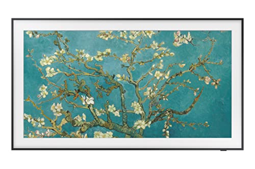 SAMSUNG TV The Frame 2023 32LS03 - Smart TV de 32", galeria de arte com display mate, quadros intercambiáveis, tecnologia Quantum Dot, One Connect e cabo quase invisível, suporte de parede slim